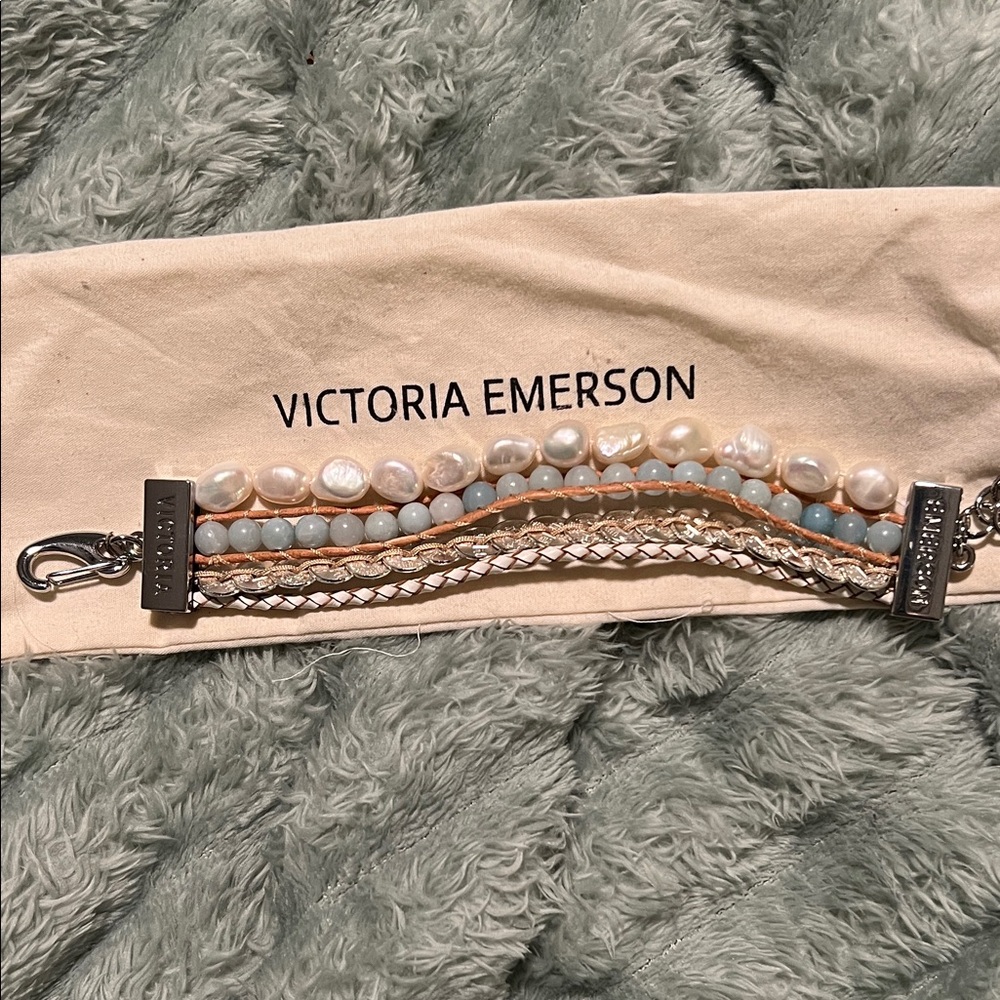 Victoria Emerson Pearl and Bead Bracelet